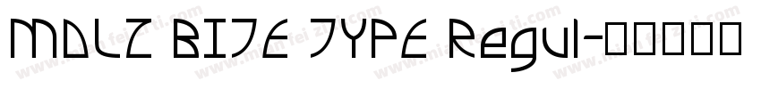MDLZ BITE TYPE Regul字体转换